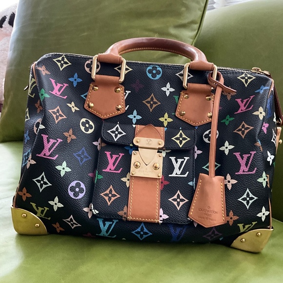 Louis Vuitton monogram multicoloured  speedy 30 handbag - Picture 1 of 16